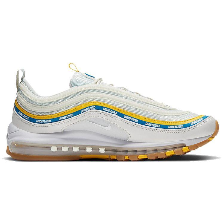 Undefeated x Nike Air Max 97 UCLA Bruins Унисекс Кроссовки Белый Парусный Аэро-голубой DC4830-100