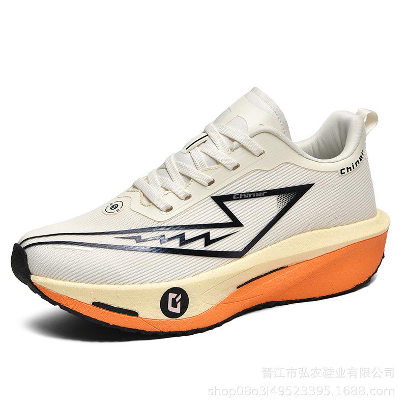 Low-top soft-soled cushioning sneakers outdoor racing, lightweight, comfortable and versatile casual running shoes
