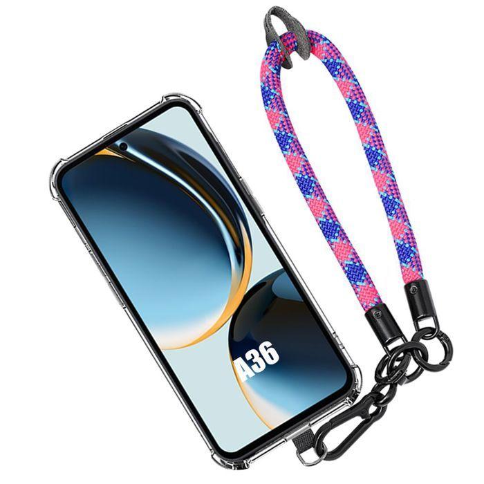 Coque de protection - BOOLING - pour Samsung Galaxy A36 5G - Silicone haut de gamme - Dragonne détachable - Antichoc