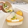 Sink Strainer Basket Food Waste Collector Easy To Install Push-Type Automatic Dump Kitchen Hanging Sink Drain Basket