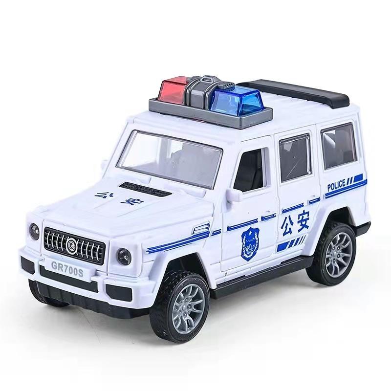 Simulation Fire Truck Ambulance Police Car Toy Models Openable Doors Non-toxic ABS for Kids Interactive Home Play