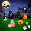 Mini Ghost Pumpkin Status Halloween Decoration Ornament Desk Accessorie Halloween Party Table Decor Day of The Dead