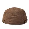Вельветовая кепка, мужская однотонная фуражка в стиле ретро, ​​зимние кепки газетчика для мужчин, толстая кепка, кепка старика, шляпы художников