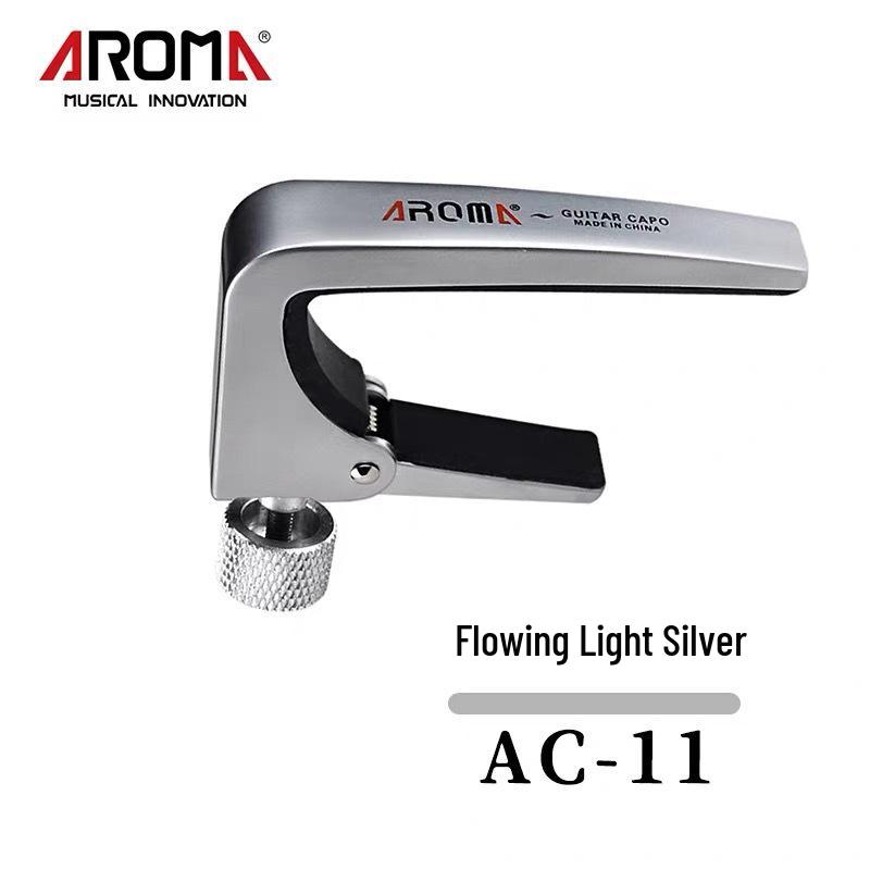 AROMA Капо для гитары AC-11 для акустических и электрогитар - Металлический капо-транспозер