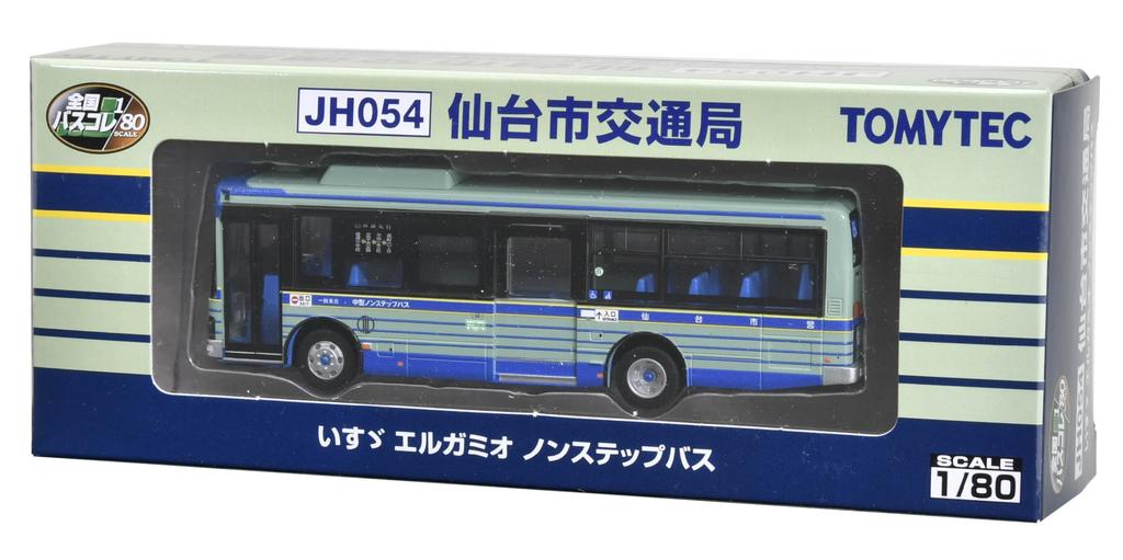 Tommy Tech Серия Коллекция Национальных Автобусов JH054 Транспортное Бюро Города Сендай Диорамные Принадлежности 334613 1/80