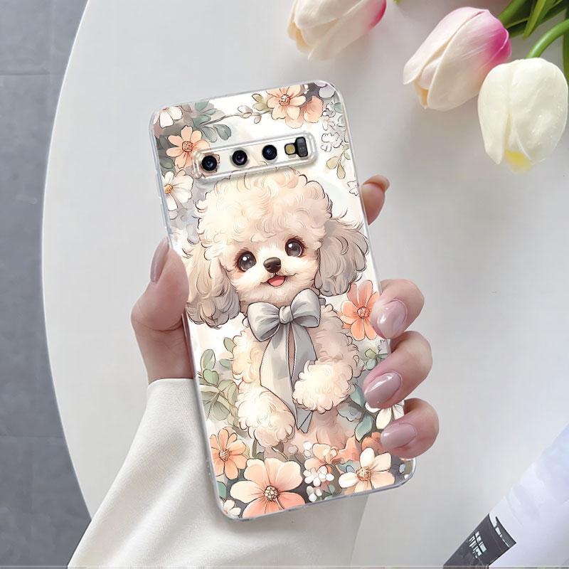 Для Samsung S10 Plus S10 5G Чехол Роскошный Чехол для Телефона Для Samsung GalaxyS10 S10E Мраморный Цветочный Прозрачный Мягкий Силиконовый Защитный Чехол
