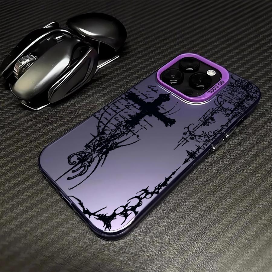 Чехол для iPhone 17 Pro Max 14 Plus 13 15 16 11 Air 12 Pro Чехол для телефона Креативный Крутой Крест