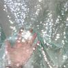 Ткань с пайетками "Рыбья чешуя" 5 мм, уплотненная, для DIY, официальной одежды, вечерних платьев 90x125 см