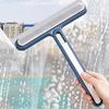 Glass Cleaning Tool: 4-in-1 Mirror Brush, Floor Squeegee, Scraper, and Window Cleaner