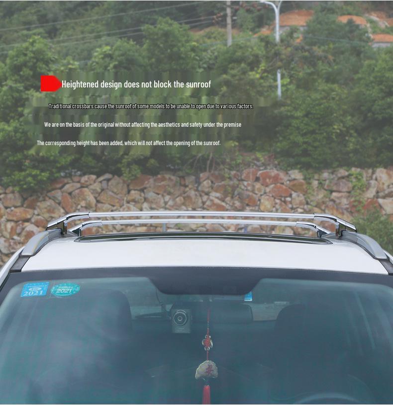 Thickened Aluminum Alloy Roof Crossbars for Changan Auchan X5