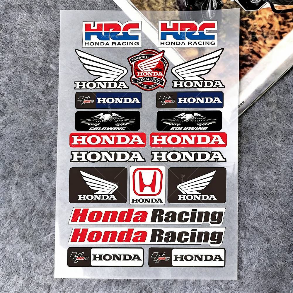For Honda Stickers Moto Sticker Auto Body Bumper Windows Motorcycle Laptop Walls Vinyl Decal Car Tuning Accessories qa4