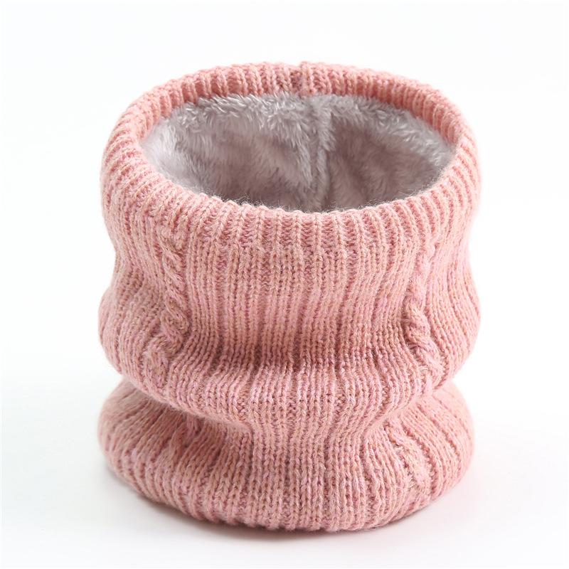 New Autumn Winter Men Women Intensification Fleecing Ring Scarf Children's Neckerchief For Kids Ski Knit Neck Cover Warm Collar