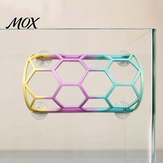 Snake Tank Accessories Reptile Honeycomb Climbing Shelf, Suction Cup Tunnel Hide, Rest Platform Perch for Ball Python, Lizard, Bearded Dragon,
