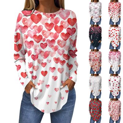 Женская модная и повседневная рубашка с рукавом семь четвертей. Топ-пуловер с принтом ко Дню Святого Патрика