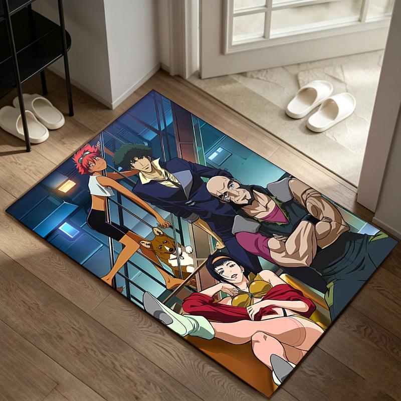 Cowboy Bebop A rug suitable for office chair areas living rooms and computer desks perfect for home offices and an ideal holiday gift