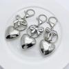 Attractive Heart shaped Keychain Pendant with Bowknot Fashionable Pendant with 3D Heart shaped for Bag and Keychains