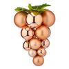 Christmas Baubles - Small Grapes - Copper - Plastic - 18 X 24 X 18 Cm