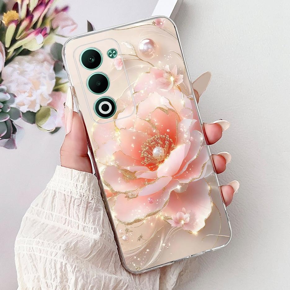 For Oppo A5 5G 2025 Case CPH2735 Luxury Fashion Painted Cover Soft Slim Phone Case For Oppo A5 Pro CPH2695 OppoA5 A5Pro 5G Shell