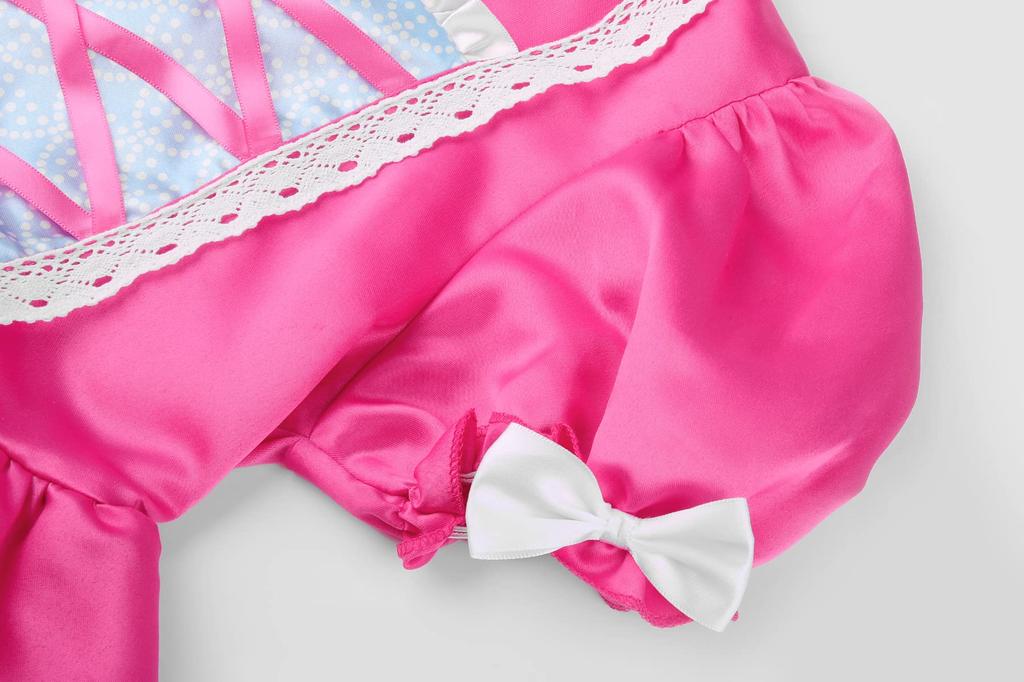 Костюм принцессы ReliBeauty на Хэллоуин для дня рождения принцессы, милое платье в горошек, размер 110, платье, для девочек, для детей, косплей, костюм, Рождество, подарок,