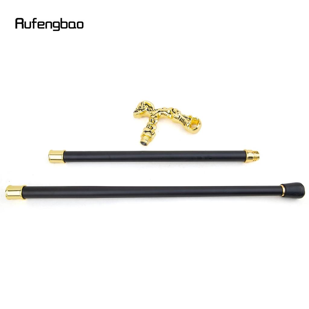 Трость с золотым черепом, декоративная трость вампира, винтажная модная трость для вечеринки, Хэллоуин, посох 93 см