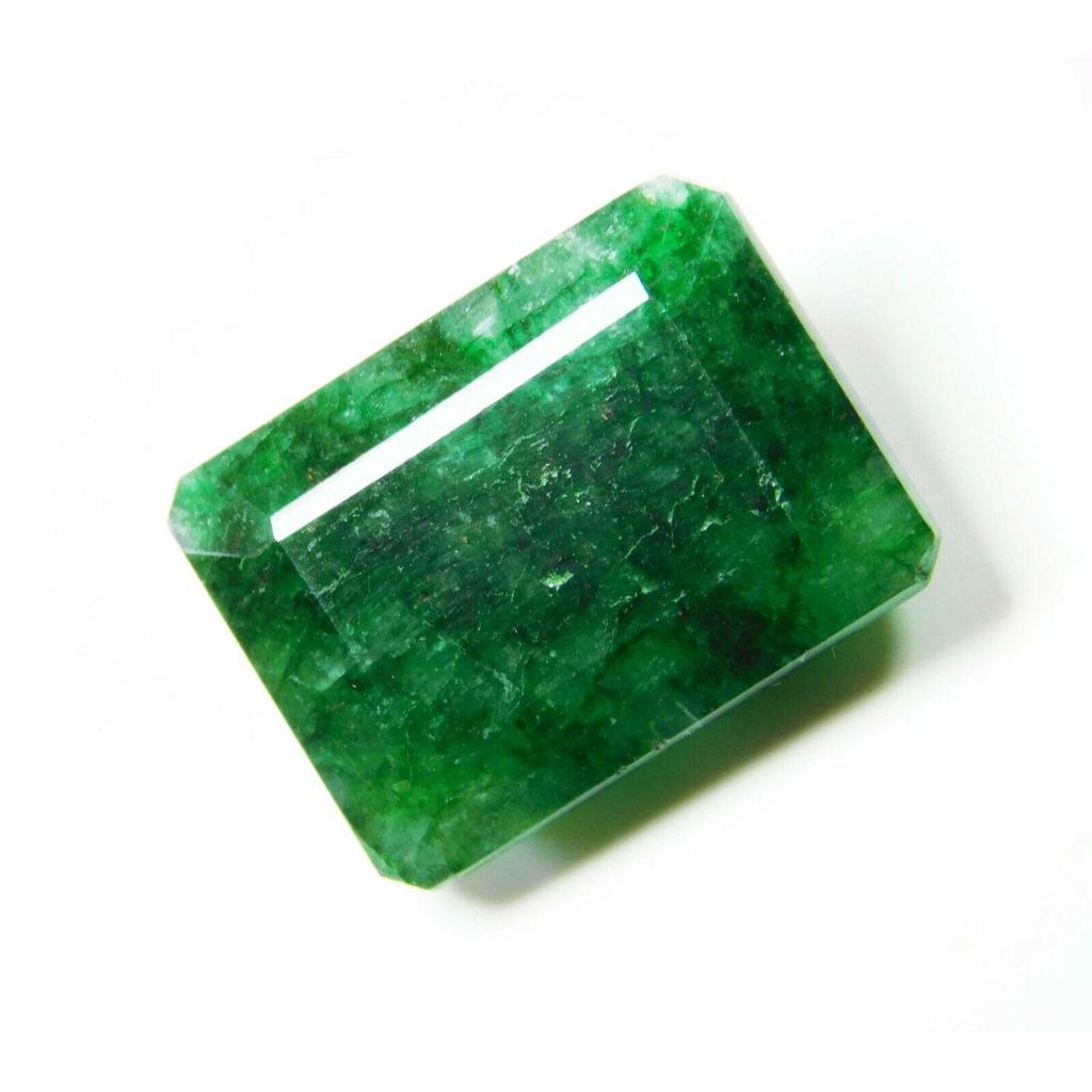 Natural Green Emerald Loose Gemstone Colombian Emerald Shape 24 ct for Jewelry Making and Crafts