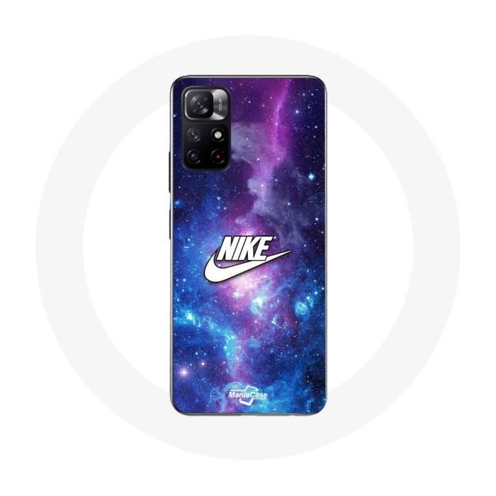 Case - Nike - Redmi Note 11s 5G - White Logo - Colorful Space - Soft