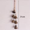 Vintage Brass Hanging Bells With Rustic Retro Design And Melodic Chime Perfect For Home Wall Decor Patio Garden Door Decoration