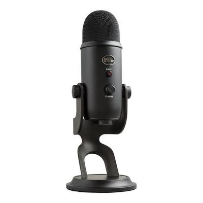 Микрофон - Беспроводной - LOGITECH G - Yeti - Совместим с ПК и MAC - Черный