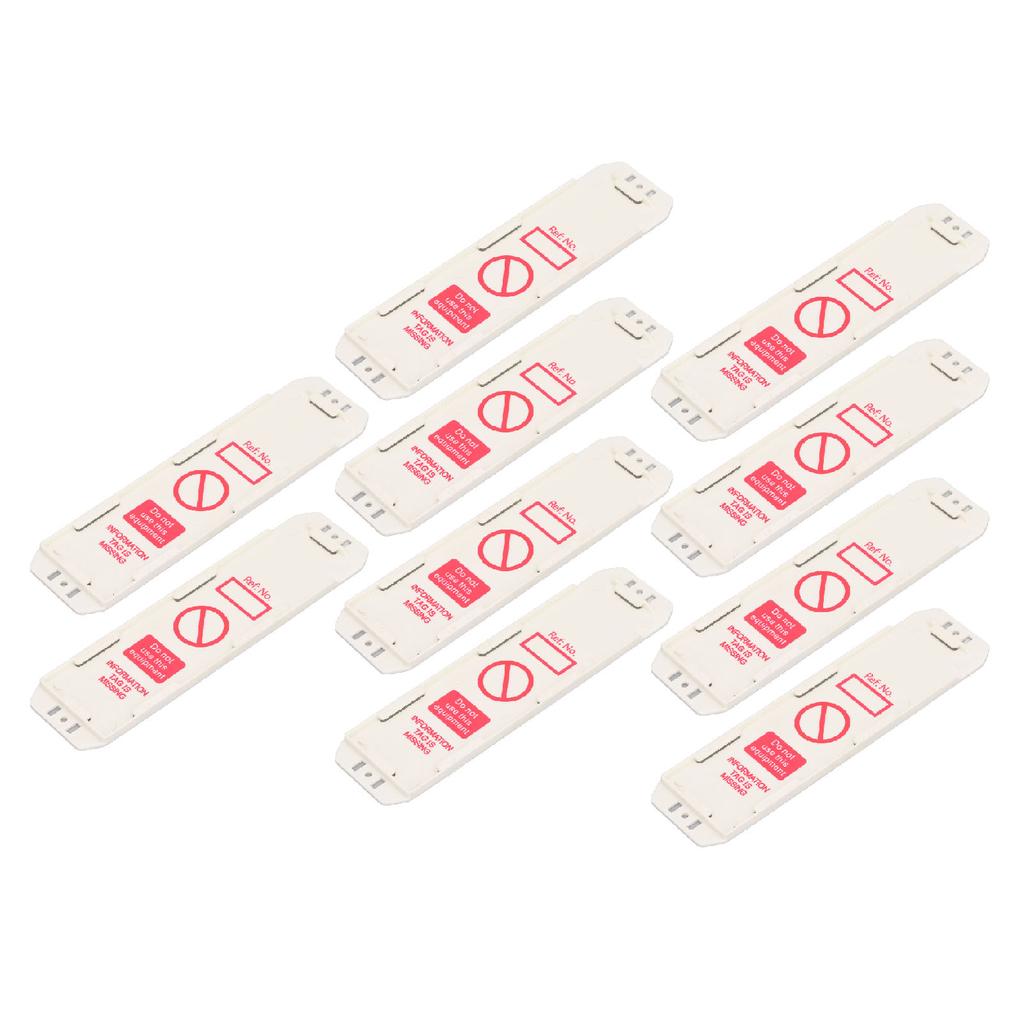 10 шт. пластиковый держатель статуса лесов для тегов проверки безопасности, не используйте держатели лесов