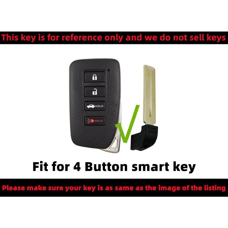 Silicone Rubber Key Fob Cover Compatible with 2013- Lexus ES300h ES350 GS350 GS450h IS200t IS300 IS350 LX570 NX200t NX300h RC350 RX350 RX450h