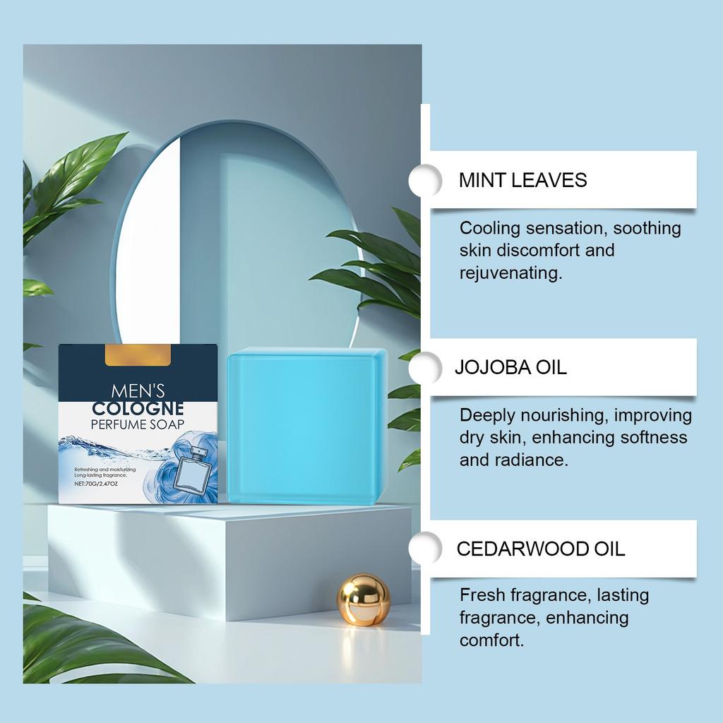 Мужское мыло для ванны, нежное очищение кожи, удаление запаха тела, свежее и комфортное для тела