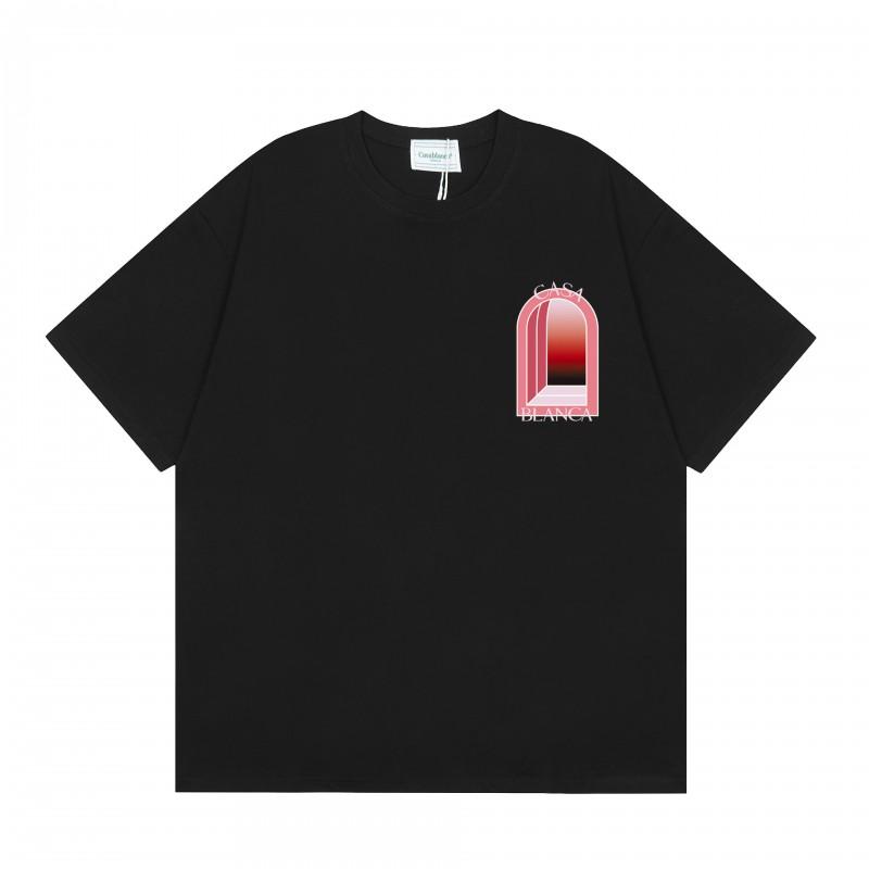 2026 Unisex Casual Round Neck Short Sleeve T-Shirt Cotton Print Loose Fit Hip Hop Style