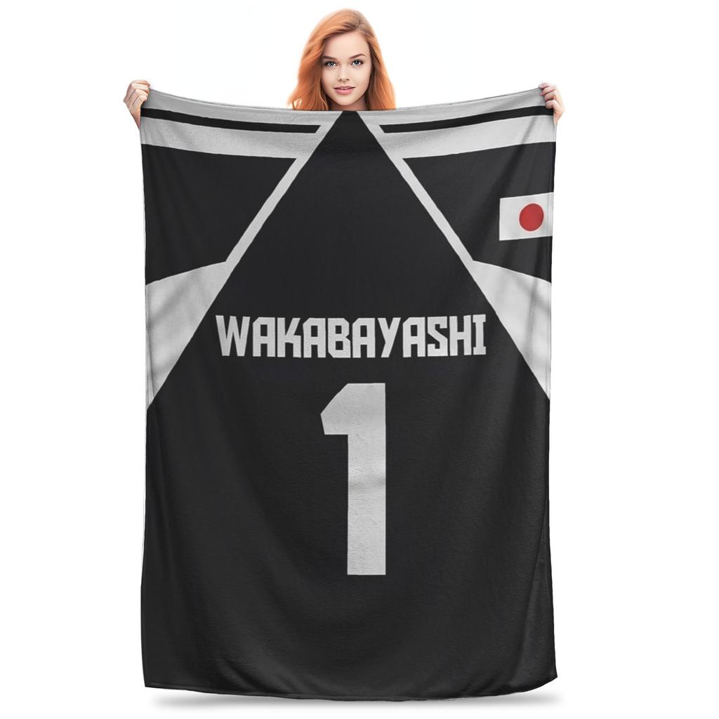 Капитан Цубаса Командный Плед Теппей Кисуги Вакабаяси Гэндзо Фланелевые Пледы Летнее Кондиционирование Мягкие Покрывала,