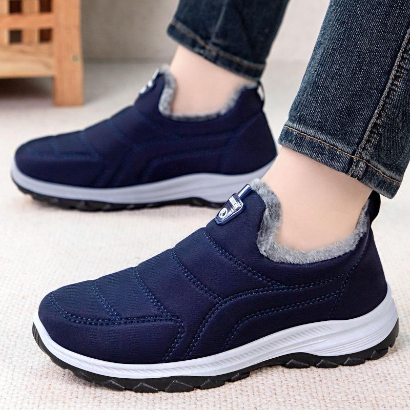 Cotton Shoes Men's Large Size Couple Men's Boots Warm Cotton Boots Cold-proof and Comfortable Short Boots Piled Thickened Snow Boots