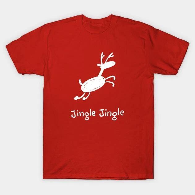 Minimalist Holidays - Jingle Jingle Made in Australia T-Shirt