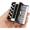 Аккордеон Настольный Декор, Миниатюрный, Изысканное Исполнение, Украшение для Музыкальной Комнаты/Музыкального Магазина, День Рождения для Детей, Музыкальные Украшения