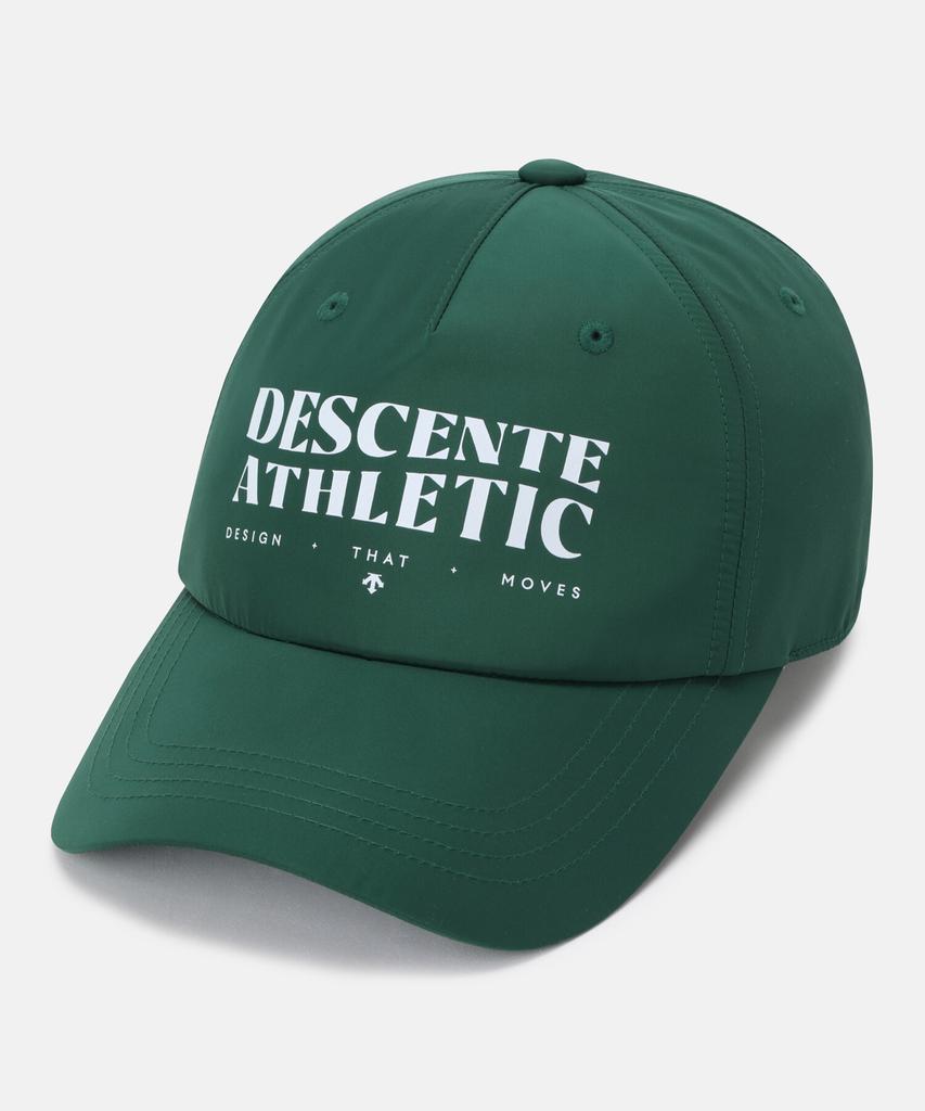 Кепка-бейсболка DESCENTE из нейлона, зеленая, Sr323Ucp76