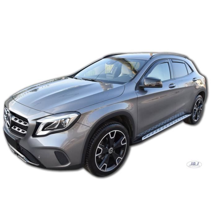Déflecteurs d'air - J&J AUTOMOTIVE - Heko - Fumé - Pour Mercedes GLA X156 2013-2020 - Installation facile