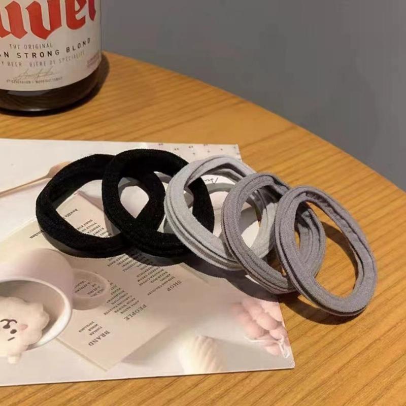 5 шт. 5 см Разноцветные Толстые Резинки для Волос Флуоресцентного Цвета Эластичные Резинки для Девочек Головные Уборы Скранчи Держатель Аксессуары для Волос Подарок