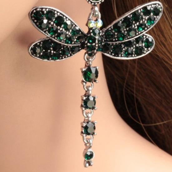 1 пара серег-крючков со стразами, цветные серьги с кисточками в этническом стиле, винтажные элегантные гипоаллергенные висячие серьги для женщин и девочек, модные ювелирные изделия