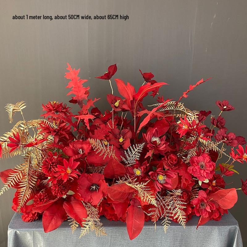 Искусственный Цветочный Декор для Свадебного Места Проведения: для Дорожки, Сцены и Банкетного Зала