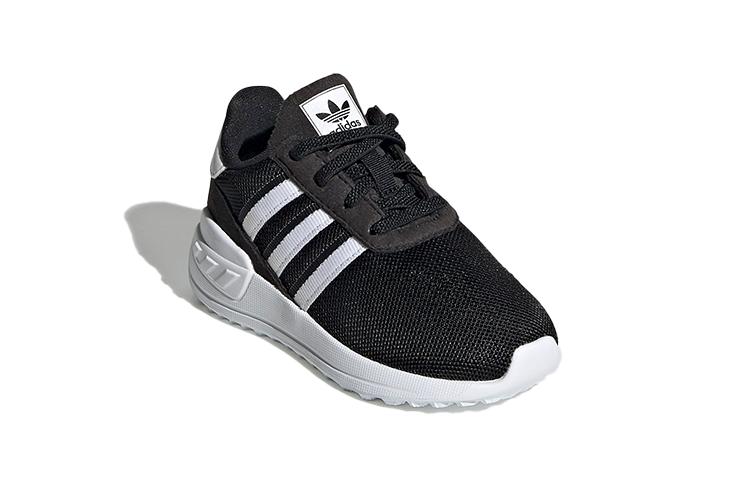 adidas Originals La Trainer Lite Дышащие Низкие Спортивные Повседневные Кроссовки Черно-Белые Для Младенцев и Малышей FW5843