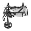 Dog Wheelchair for Back Legs Height Adjustable Lightweight Steel Structure Breathable Mesh Fabric