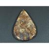 30X49X04MM Natural Bird Eye Jasper Pear Shape Cabochon Loose Gemstone 54Cts. G-296
