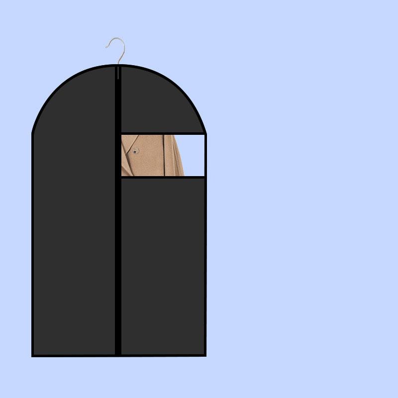 5 шт. прозрачных чехлов для одежды, чехлы для платьев для хранения, подвесные чехлы для костюмов для хранения в шкафу и путешествий, пылезащитные чехлы для костюмов, моющиеся протекторы для одежды