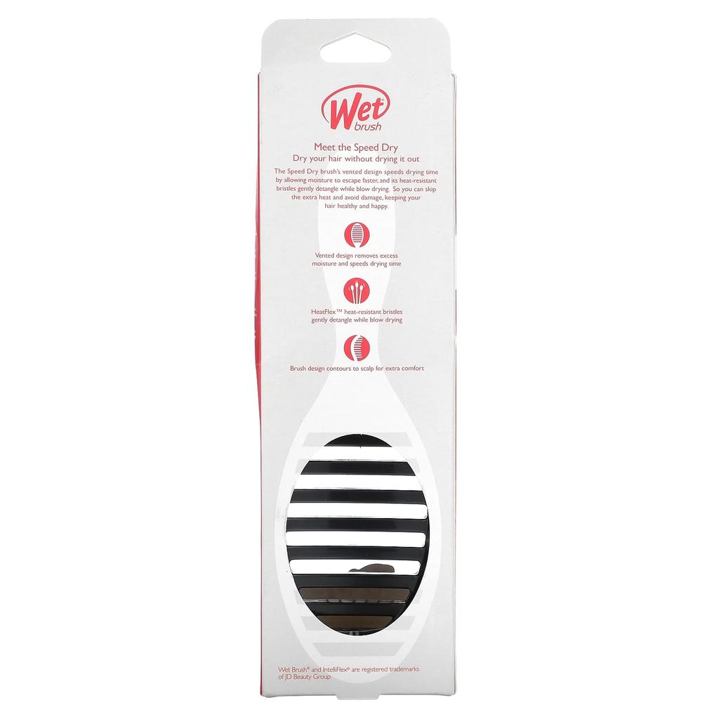 Wet Brush Кисть Speed Dry Brush, черная, 1 шт.