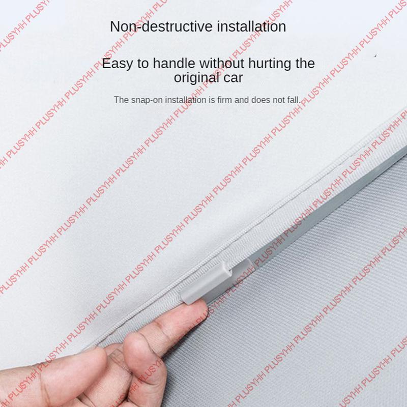 Juniper Sunshades Model Y 2025 for Tesla Ice Cloth Buckle Sun Pare Glass Shade Front Rear Skylight Heat Insulation Accessories