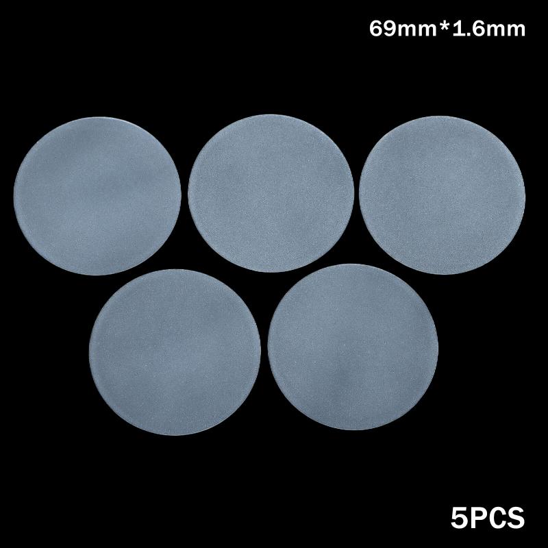 5 шт. Матовое Стекло Круглый Плоский Полупрозрачный Матовый Стеклянный Абажур Для Светодиодной Лампы Потолочного Света Фонарик