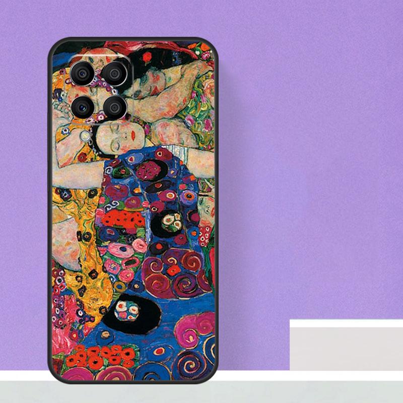 Чехол для телефона Samsung Galaxy M14 M34 M54 M31 M11 M13 M53 M51 M12 M32 M52 M16 M36 M56 M15 M35 M55 с картиной Густава Климта «Поцелуй»