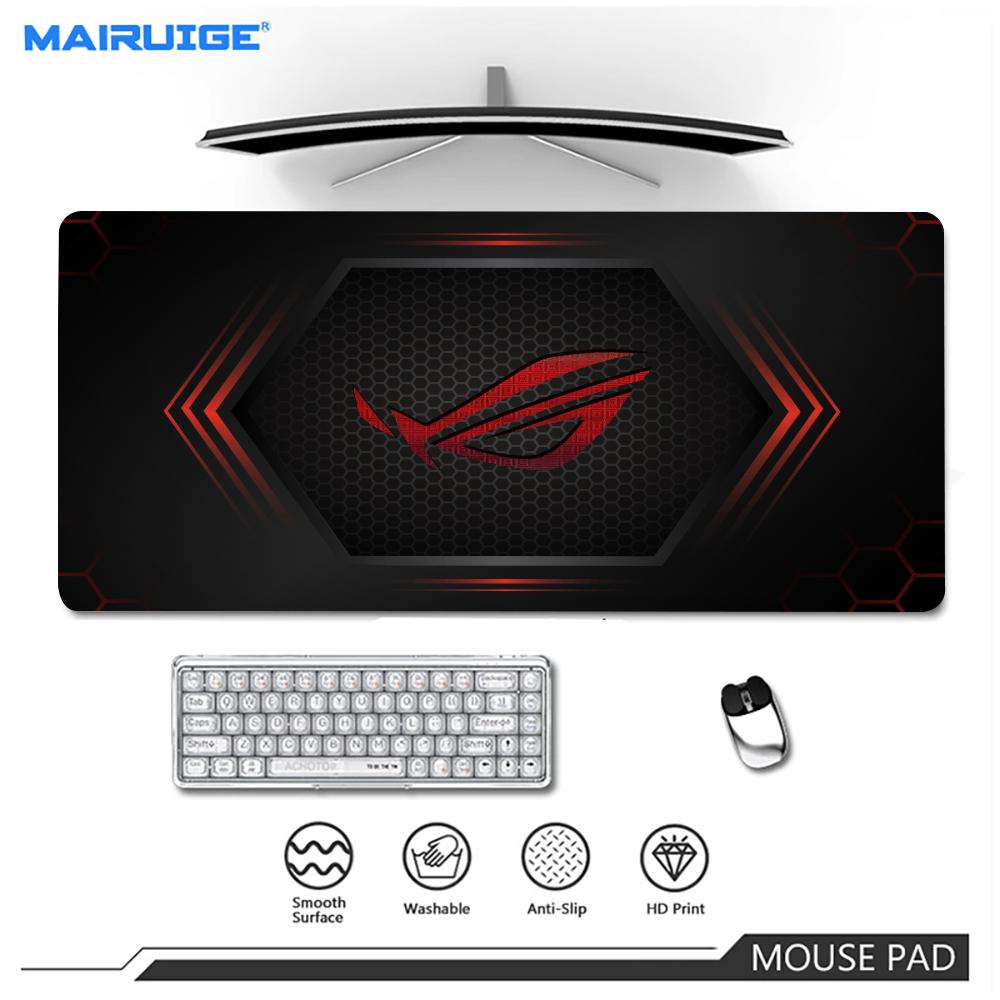 Cool Anime Asus Rog Mouse Pad Large monitor MousePad XXL Gaming Rubber mini PC Lock tablet mouse Desk Mat Computer Gamers office
